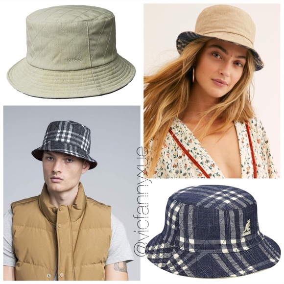Kangol unisex blackpink Lisa reversible bucket hat L - Picture 2 of 6